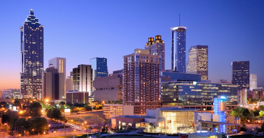 Scenic view of Atlanta, GA