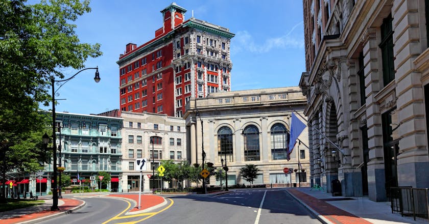 Vue panoramique de Binghamton