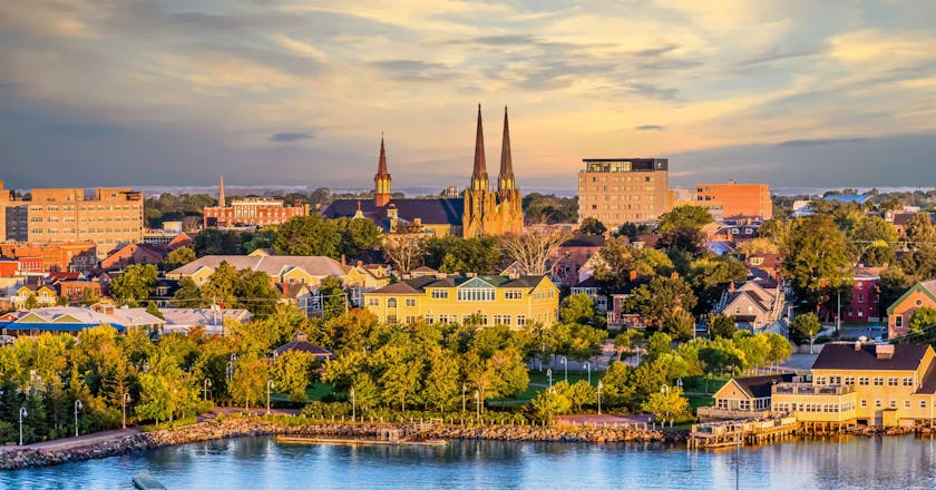 Vista panorâmica de Charlottetown