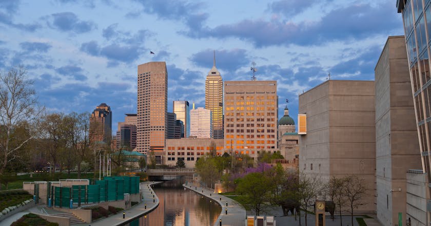 Scenic view of Indianapolis