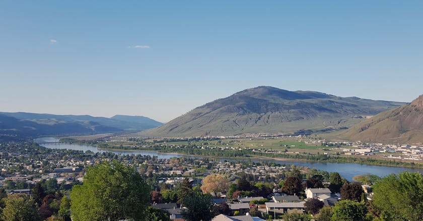 Scenic view of Kamloops
