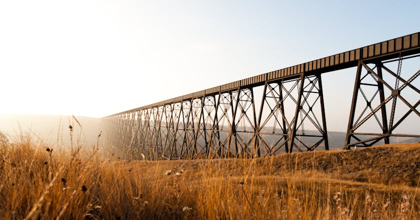 Vue panoramique de Lethbridge