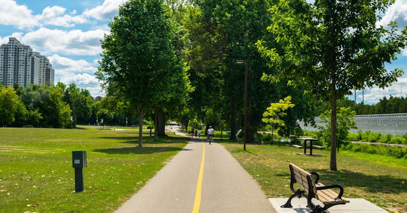 Scenic view of London, CA