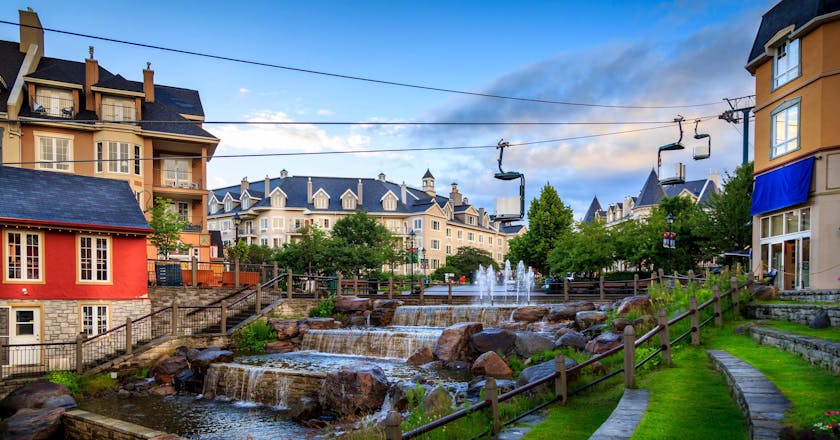 Vista panoramica di Mont-Tremblant