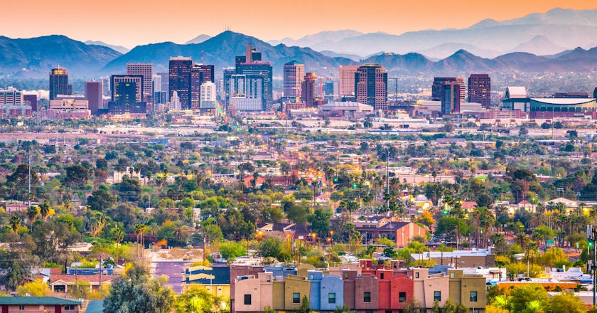 Phoenix, AZ城市风光