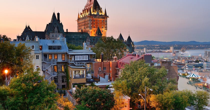 Scenic view of Quebec City