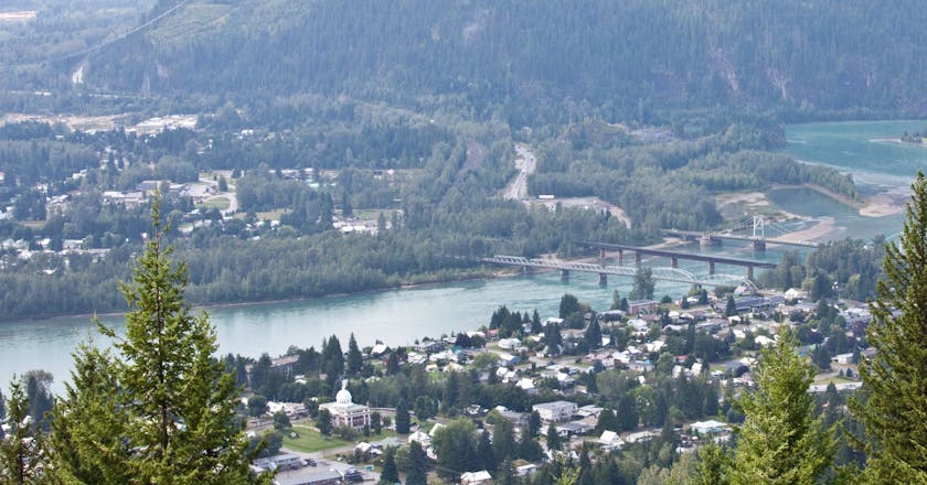 Vista panorámica de Revelstoke