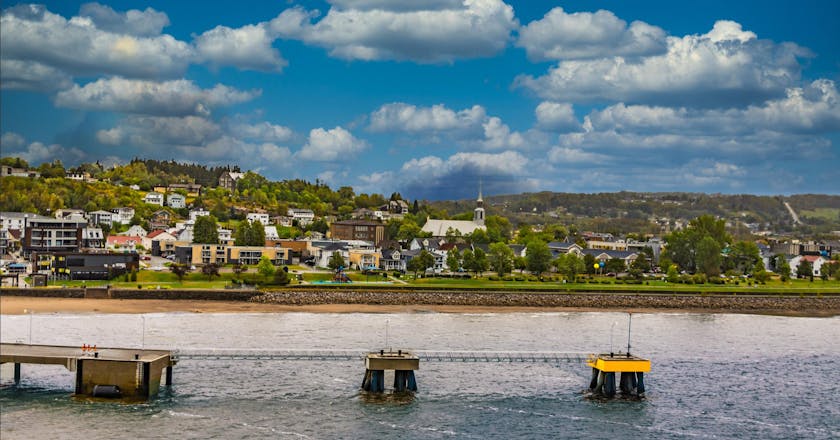 Scenic view of Saguenay