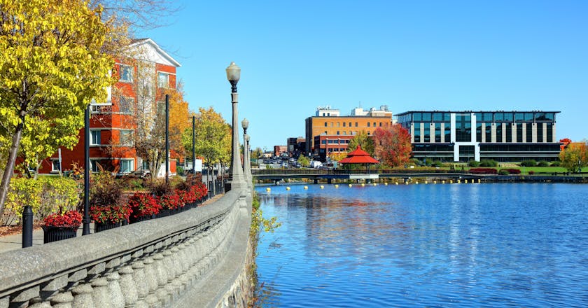 Vue panoramique de Sherbrooke