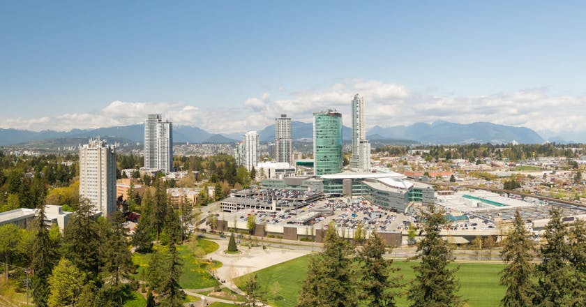 Scenic view of Surrey