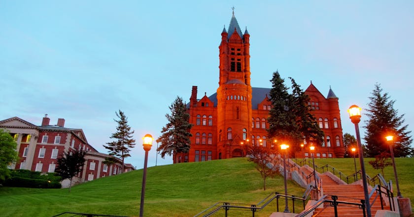Vue panoramique de Syracuse, US