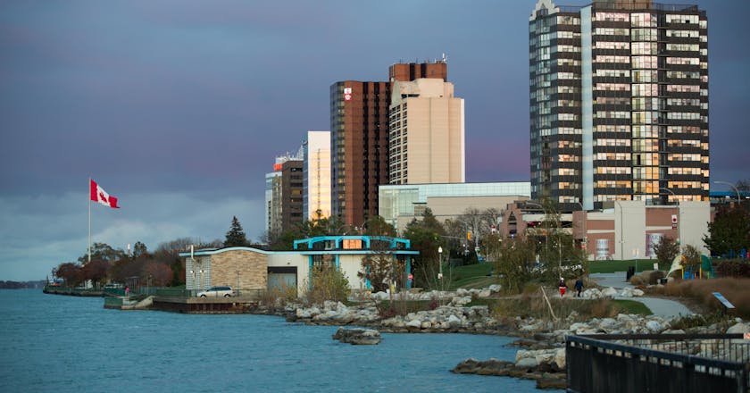 Windsor, ON, CA城市风光